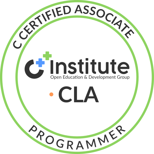 CLA credential badge